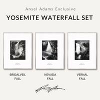 Yosemite Waterfall Set Shop Ansel Adams Framed Standard Set German Silver Metal 