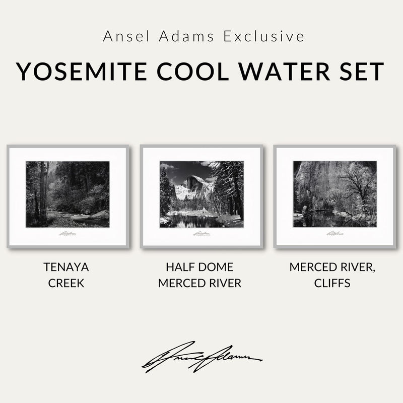 Yosemite Cool Water Set Shop Ansel Adams Framed Standard Set Premium Gray Welded Frame 