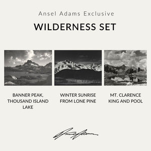 Wilderness Set Shop Ansel Adams Gallery Unframed Set 8x10" 11x14" 8x10" No Color
